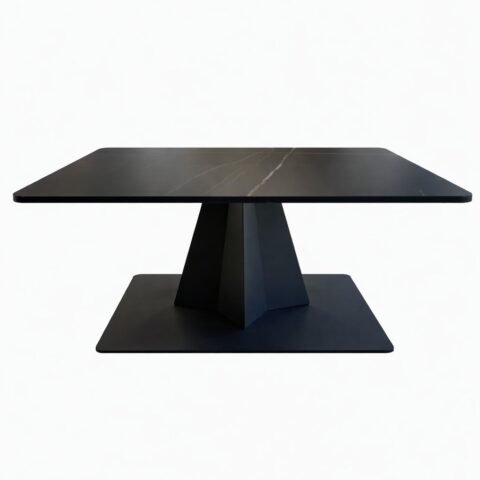 Modern Square Pedestal Table
