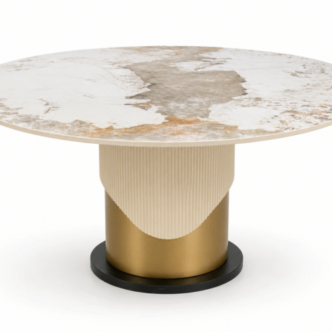 Calacatta Flute Dining Table