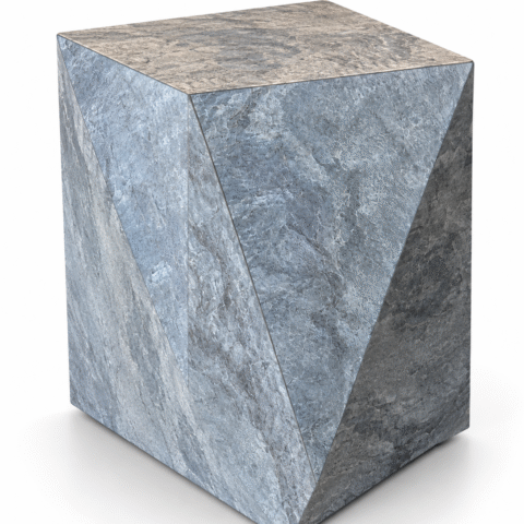 Slate Prism Side Table